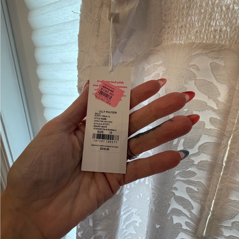 Lilly Pulitzer White Maxi Dress with Bow Bodice - Picture 4 of 5